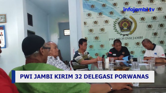 PWI Jambi Kirim 32 Delegasi ke Porwanas